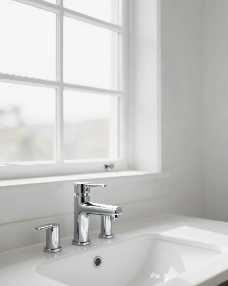 Bright, high-key editorial photograph of a modern, clean resident